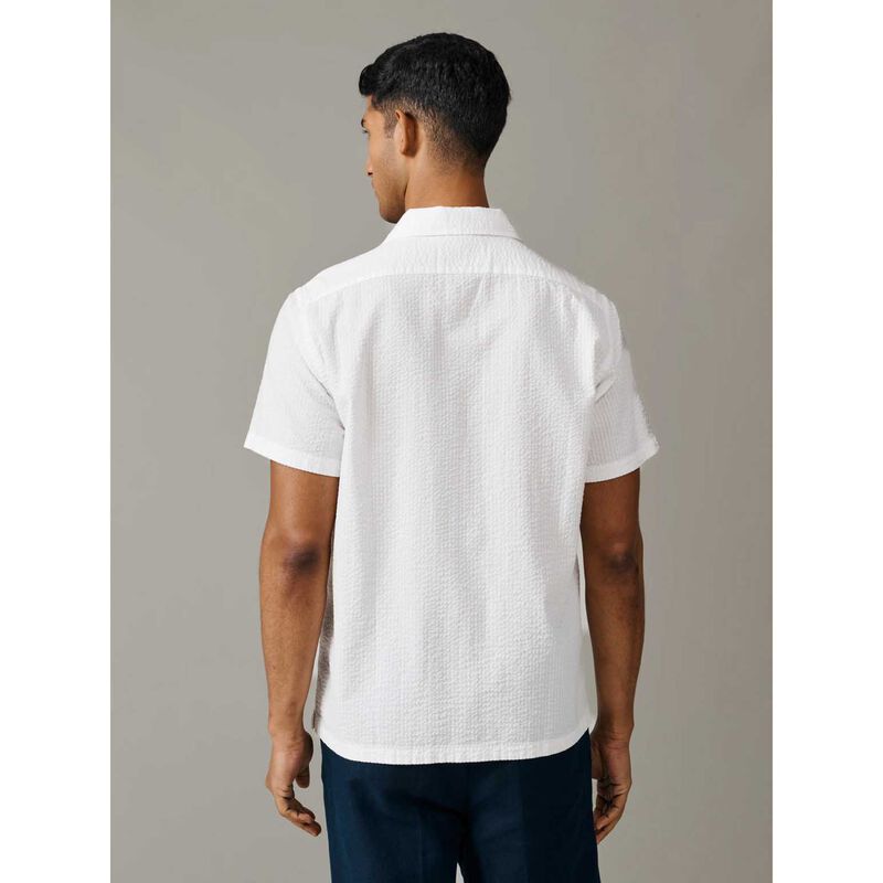 Aubin Brambling Seersucker Short Sleeved Shirt image number 1